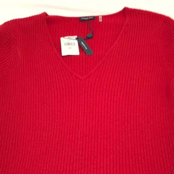 MAGASCHONI FIT and FLARE RED CASHMERE DRESS - Size M - Picture 3 of 5